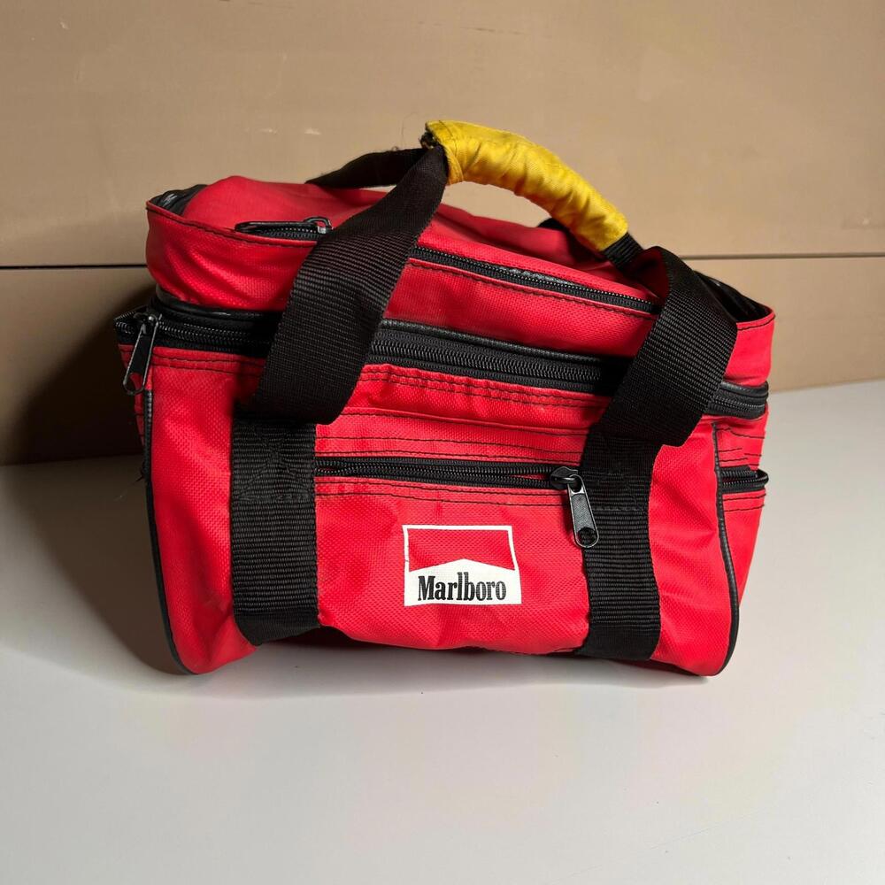 MARLBORO COOLER BAG duffle vintage 1990s‎ lunch box insulated